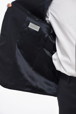 Abito in Lana Vergine con Tasche ad Aletta