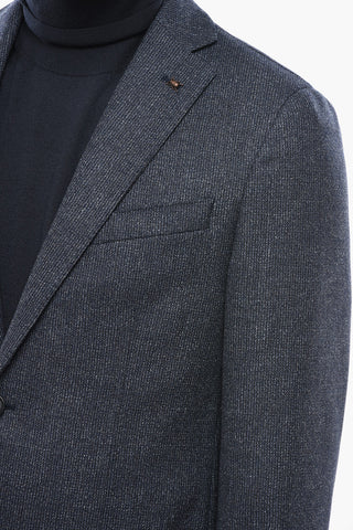 CC COLLECTION Virgin Wool Two-Button Blazer with Patch Pockets