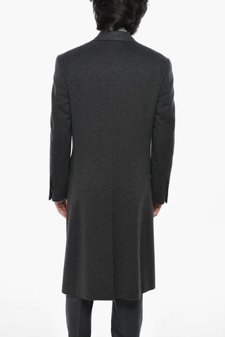 CIRCLE Cappotto in Cashmere con Tasche ad Aletta