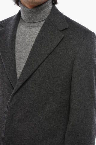 CIRCLE Cappotto in Cashmere con Tasche ad Aletta