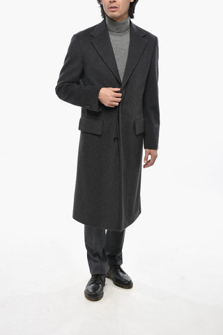 CIRCLE Cappotto in Cashmere con Tasche ad Aletta