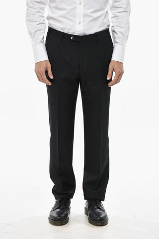 CODE Virgin Wool 4-Pocket Trousers with Belt Loops