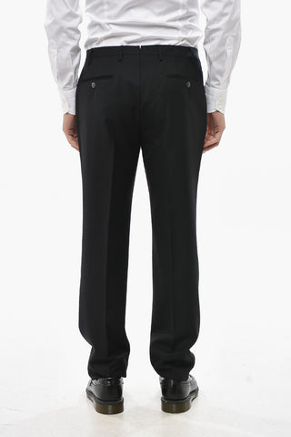 CODE Pantaloni 4 Tasche in Lana Vergine con Passanti