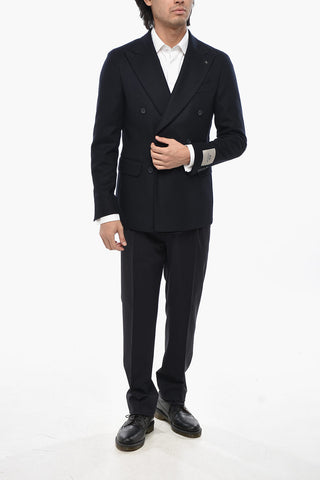 CC COLLECTION Double-breasted RETAILORED Wool Blend Blazer