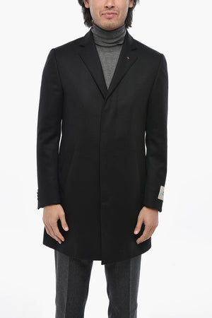 CC COLLECTION 순모 안감 코트 숨김 단추 여밈