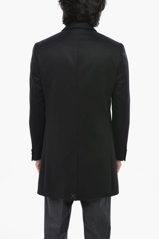 CC COLLECTION 순모 안감 코트 숨김 단추 여밈