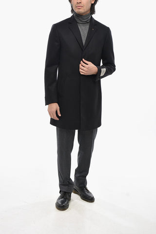 CC COLLECTION 순모 안감 코트 숨김 단추 여밈