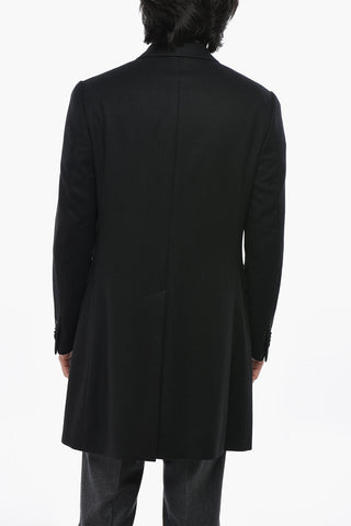 Cappotto in Puro Cashmere con Tasche ad Aletta