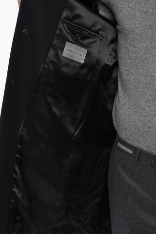 Cappotto in Puro Cashmere con Tasche ad Aletta