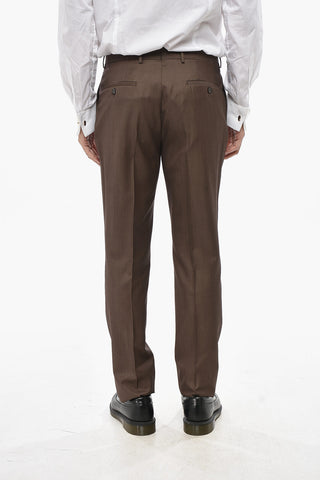 CC COLLECTION Zweiknopf-Anzug aus Schurwolle mit Pattentaschen