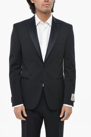 CC COLLECTION Ceremonial Blazer RESET with Satin Peak Lapel