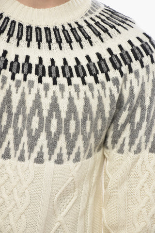 Rundhalspullover NORVEGESE aus Kaschmir-Mix