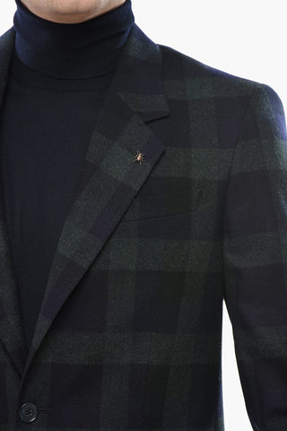 2-Button Virgin Wool Blazer RESET in Bicolour Check