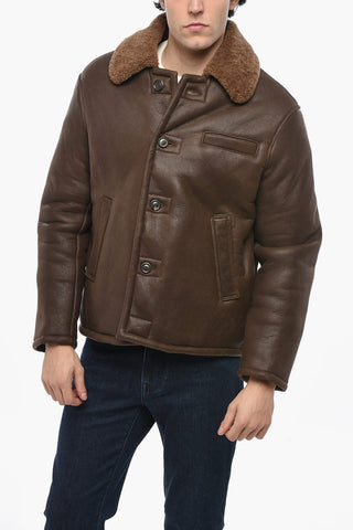 Leather ALASKA Jacket with Faux Fur Lining