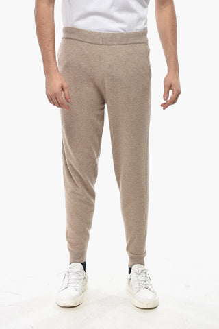 Joggers in Misto Cashmere con Polsini