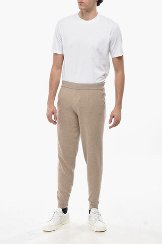 Joggers in Misto Cashmere con Polsini