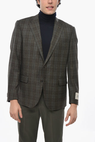 CC COLLECTION Blazer aus reiner Schurwolle RIGHT mit District-Check-Muster