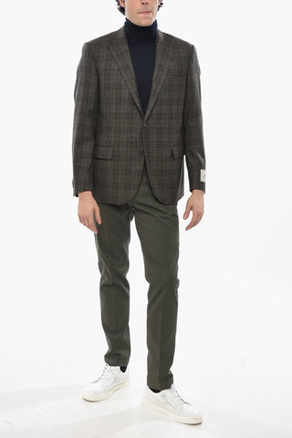 CC COLLECTION Blazer aus reiner Schurwolle RIGHT mit District-Check-Muster