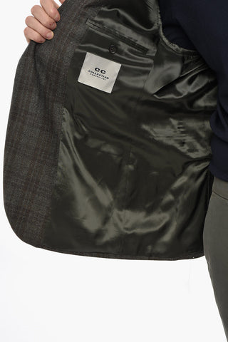 CC COLLECTION Blazer aus reiner Schurwolle RIGHT mit District-Check-Muster