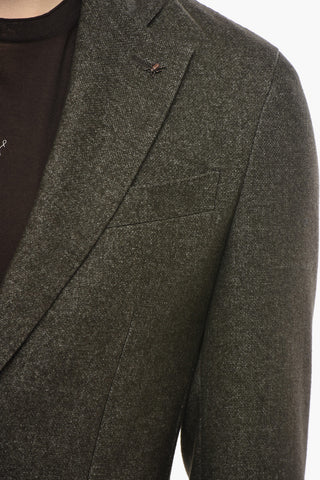 CC COLLECTION Blazer LEVITY in Misto Lana Due Spacchi Revers Classico