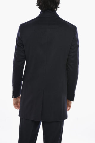 CC COLLECTION Cappotto in Lana e Cashmere con Chest-Piece Removibile