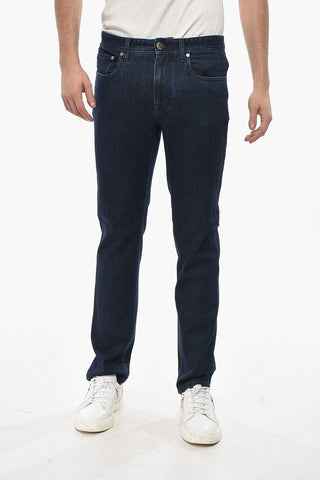 Cotton Stretch Slim Fit Jeans Dark Wash 20cm