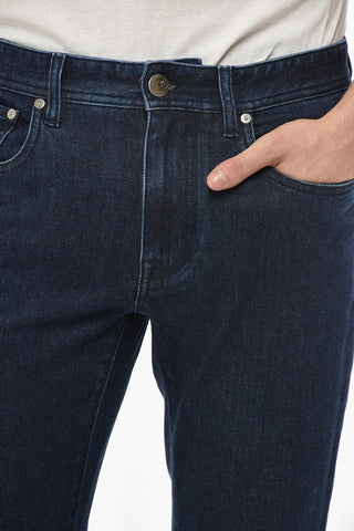 Cotton Stretch Slim Fit Jeans Dark Wash 20cm