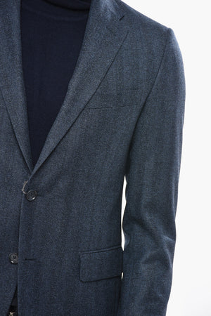 Blazer in Lana Vergine con Rever Classico