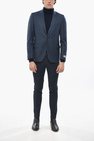 Blazer in Lana Vergine con Rever Classico
