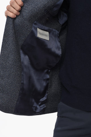 Halbgefütterter Blazer MANTUA LIGHT aus reiner Schurwolle