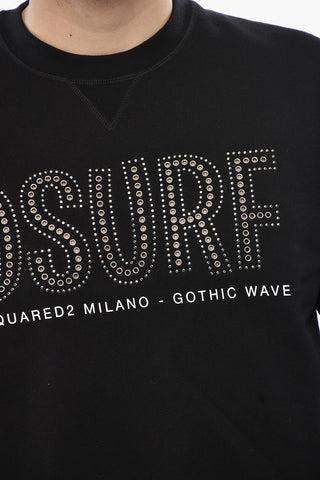 Crewneck Sweatshirt DSURF with Decorative Eyelets