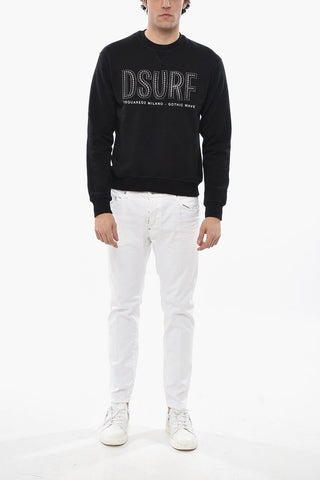 Crewneck Sweatshirt DSURF with Decorative Eyelets