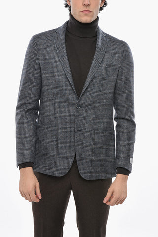 Blazer aus Schurwolle mit District-Check-Muster