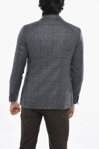 Blazer aus Schurwolle mit District-Check-Muster