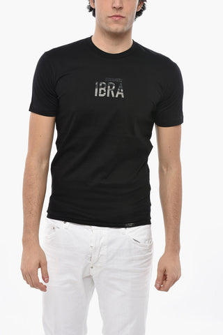 T-Shirt Girocollo IBRA con Stampa Ton sur Ton