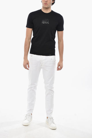 T-Shirt Girocollo IBRA con Stampa Ton sur Ton