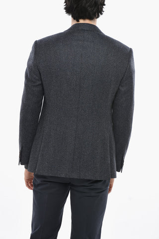 Blazer in Misto Lana ACADEMY con Tasche ad Aletta
