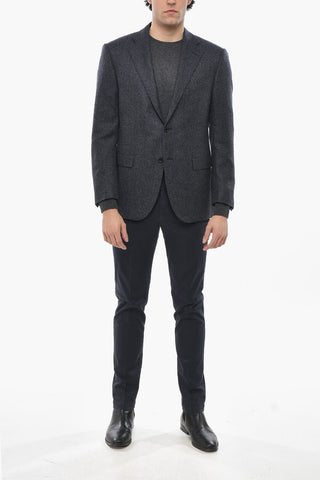 Blazer in Misto Lana ACADEMY con Tasche ad Aletta
