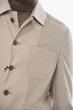 CIRCLE Cotton-Knit Overshirt SPORTSWEAR with Flap Pockets