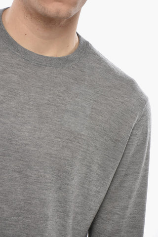 Solid-Color Pure Cashmere Crewneck Sweater