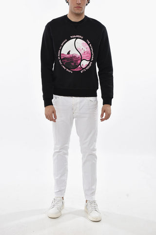 Crewneck Sweatshirt SURF with Front Print