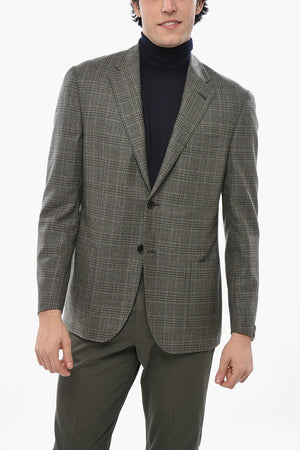 Virgin Wool 2-Button Jacket ACADEMY LIGHT District Check