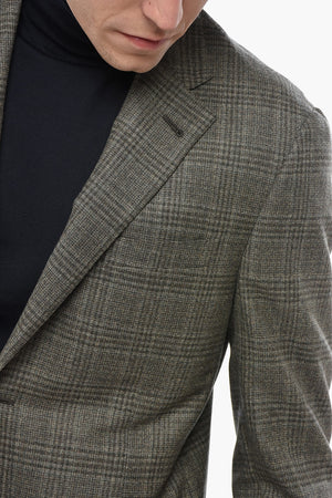 Virgin Wool 2-Button Jacket ACADEMY LIGHT District Check