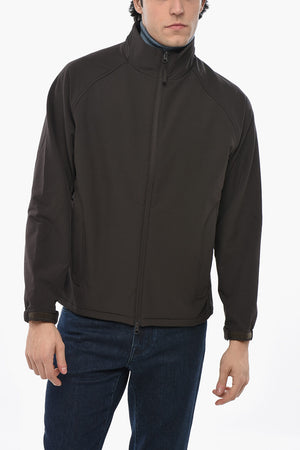 Giacca a Vento SOFT SHELL in Tinta Unita con Fodera in Pile