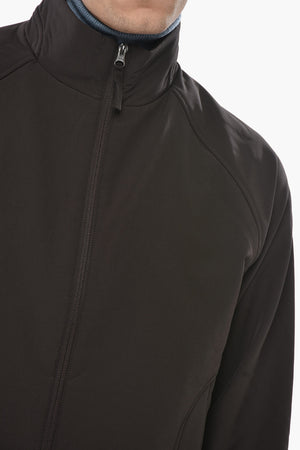 Giacca a Vento SOFT SHELL in Tinta Unita con Fodera in Pile