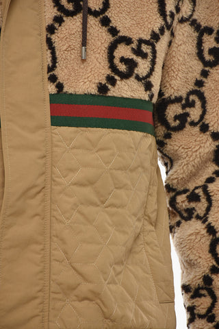 Hooded JUMBO GG Jacket with Fleece Inserts