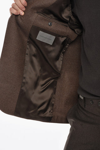 Halbgefütterter Blazer ACADEMY LIGHT mit Twill-Muster