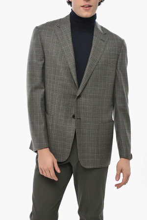 Virgin Wool 2-Button Jacket MANTUA LIGHT District Check