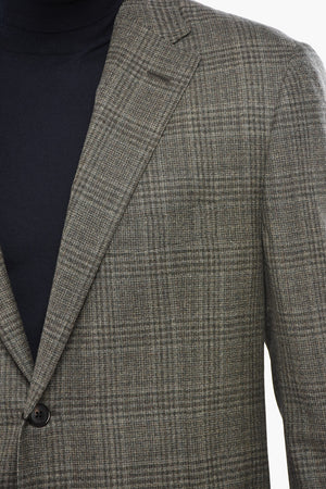 Virgin Wool 2-Button Jacket MANTUA LIGHT District Check