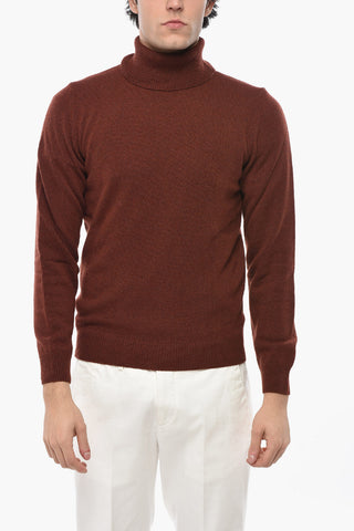 Cashmere Blend High-Neck Sweater